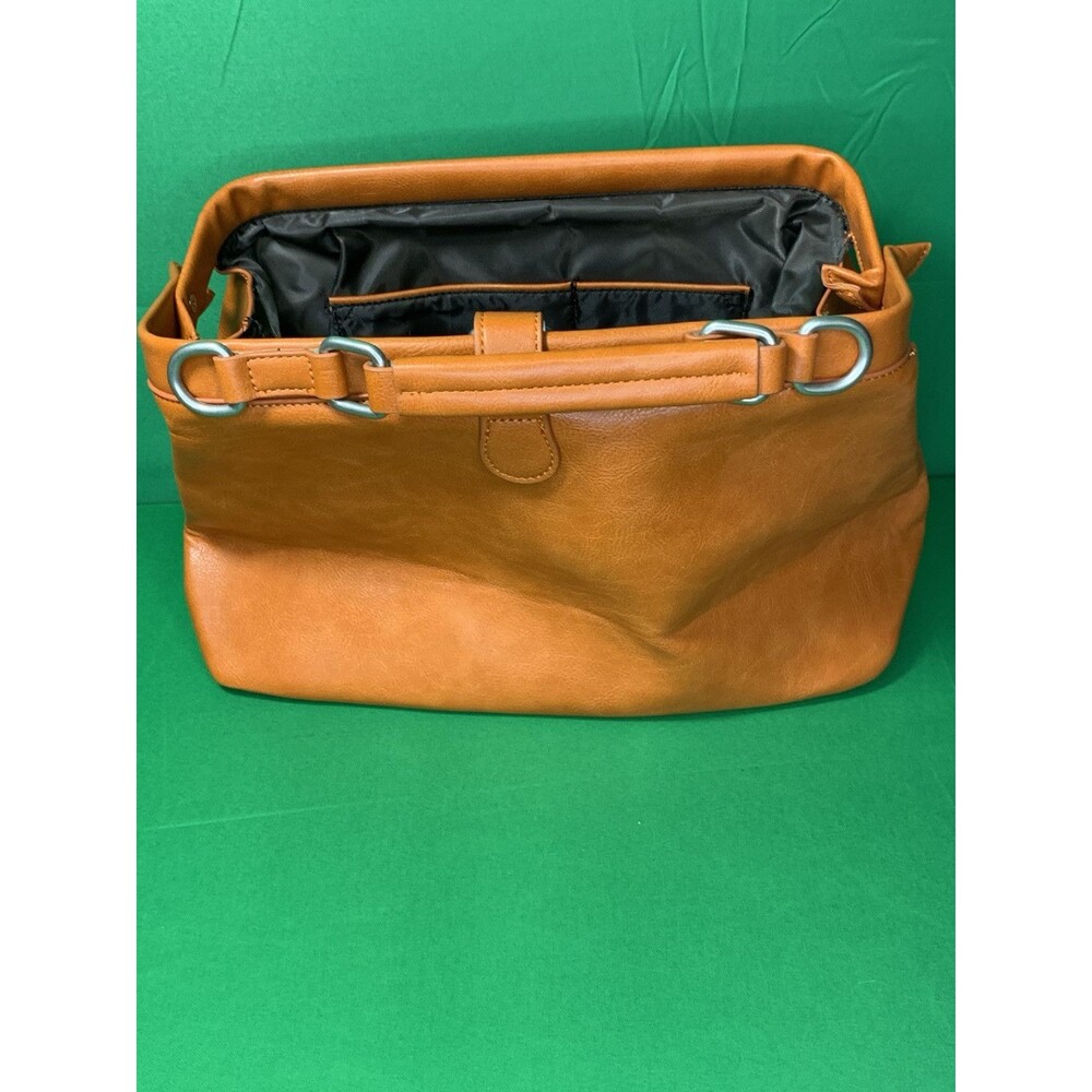 Women's Solid Pattern With Shoulder Strap Brown F… - image 7